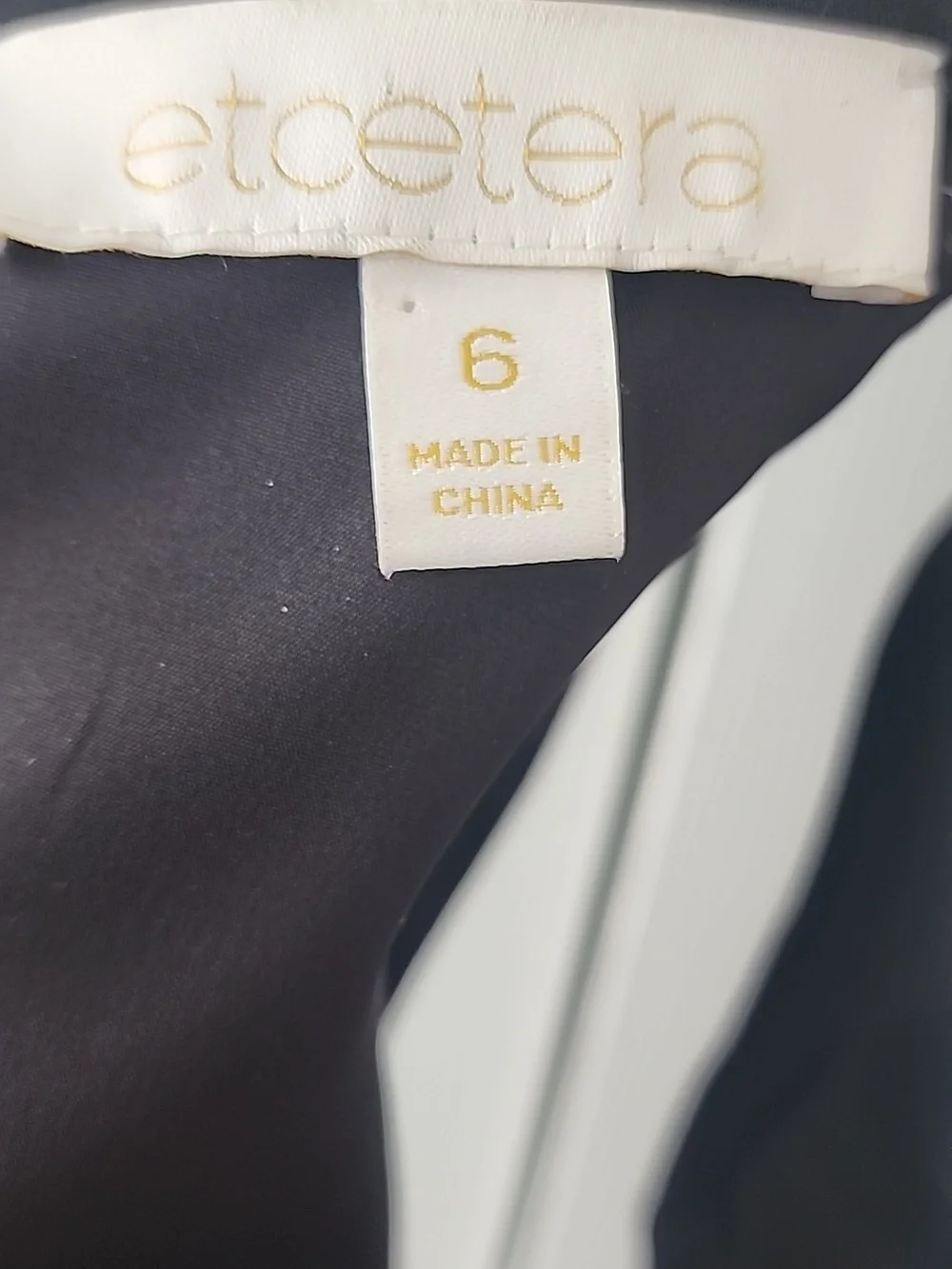 ETCETERA STRETCH REAL LEATHER PANELED & SCUBA FABRIC PENCIL SHEATH DRESS NWOT 6 - Picture 4 of 14